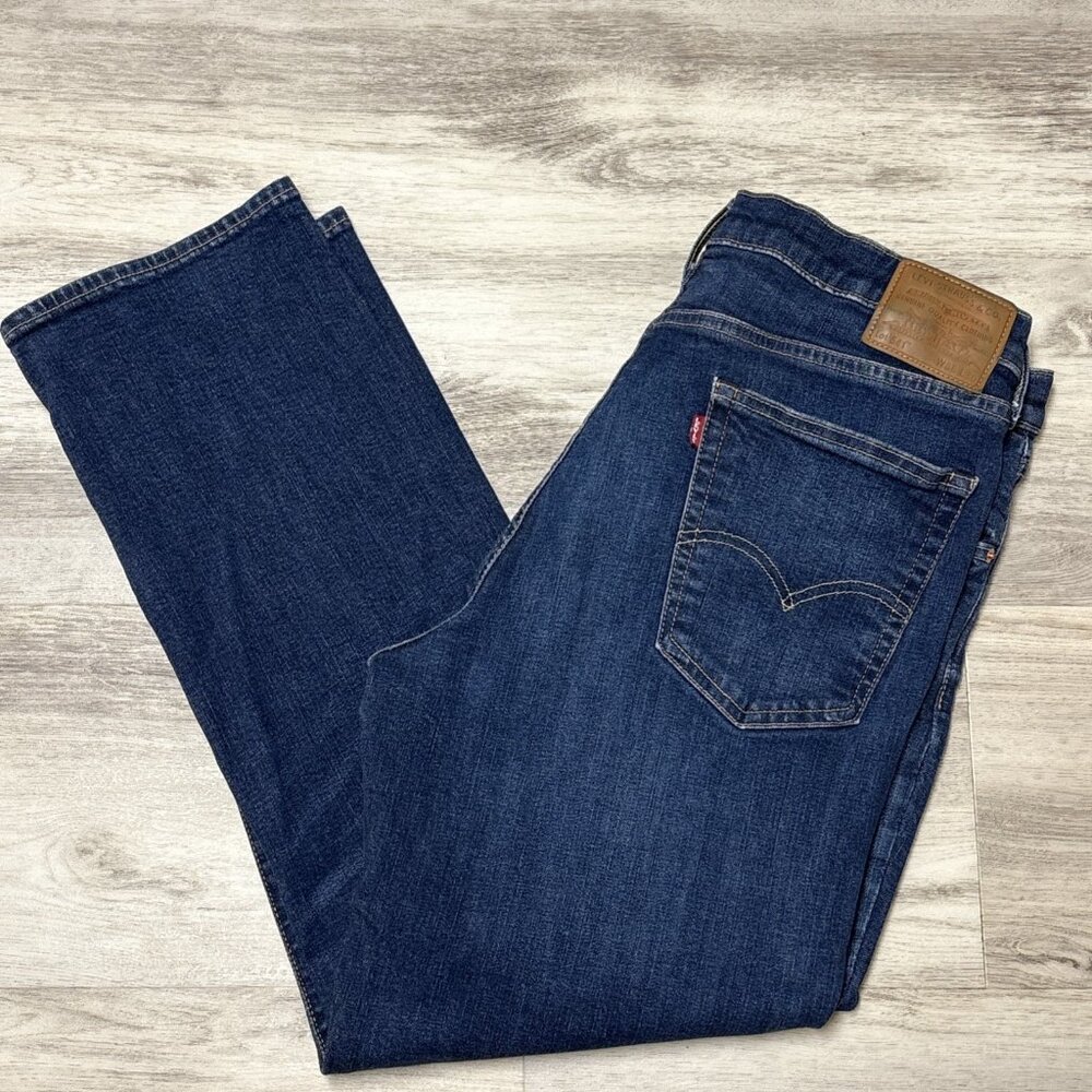 Levi’s 541 Jeans Mens 36x30 Premium BIG E Athletic Taper Blue Medium Wash Denim